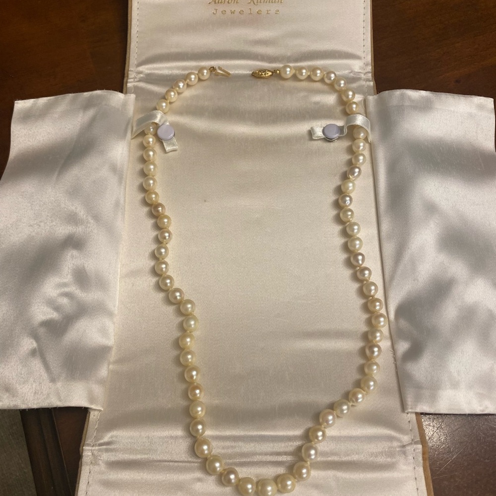 Real 22” Pearl Necklace
